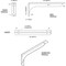 Ekena Millwork Embrey Steel Bracket, Antiqued Pewter 2"W x 18"D x 6 1/2"H BKTM02X18X06EBAPW - alternate 5